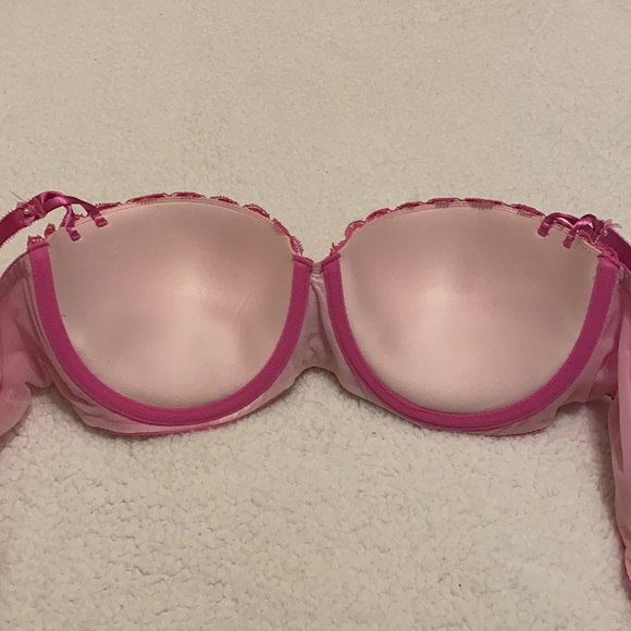 Victoria’s Secret pink lace balconet bra 34D - Picture 6 of 11